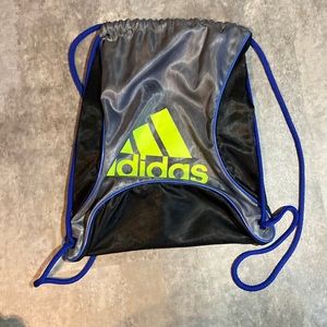 VTG Adidas gym bag Blue Grey Black